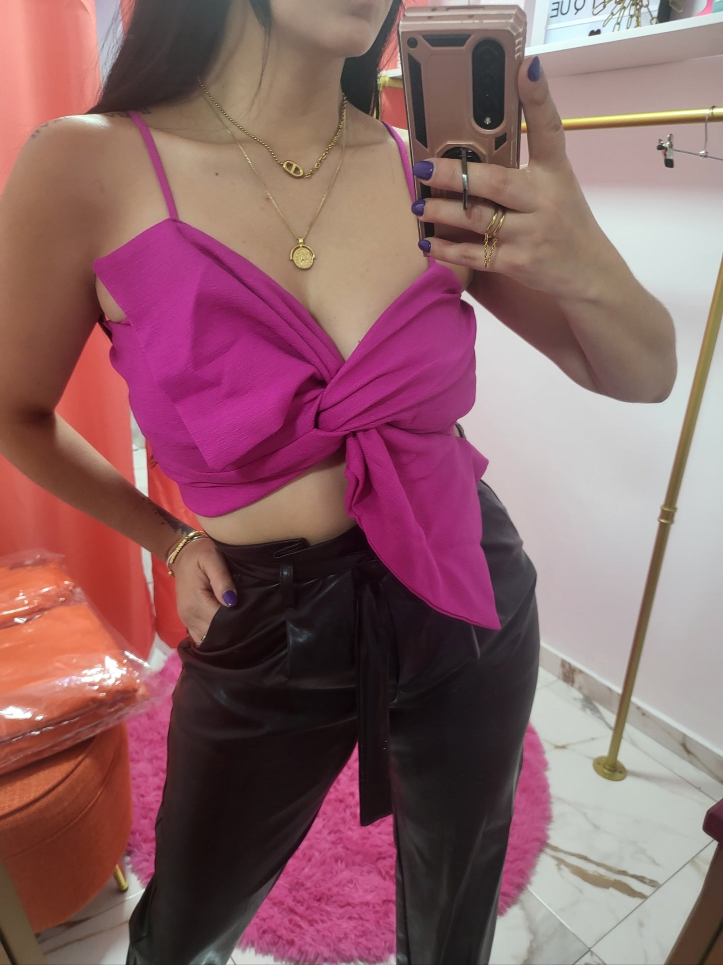 Bow Cropped Top
