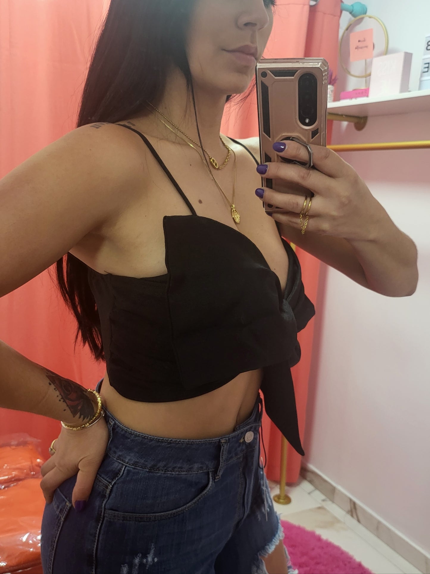 Bow Cropped Top