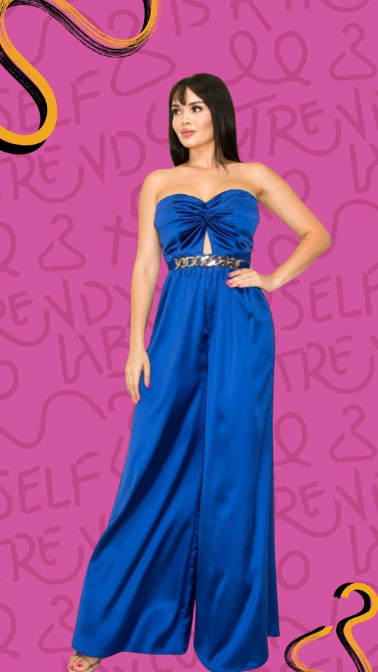 Bow long romper