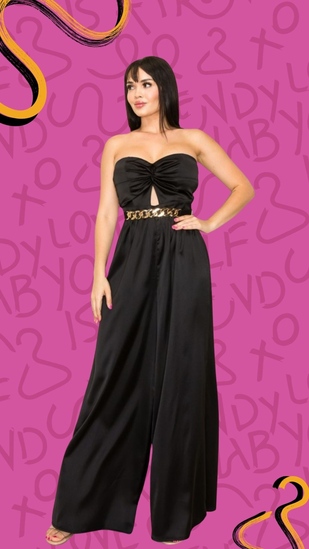 Bow long romper